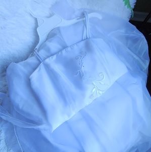 White girl's long dress